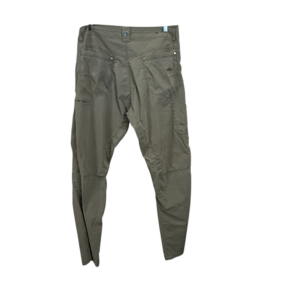 KUHL Mens Konfidant Air Pant Sz 34 Green Outdoor Hiking Stretch Lightweight - Picture 2 of 8